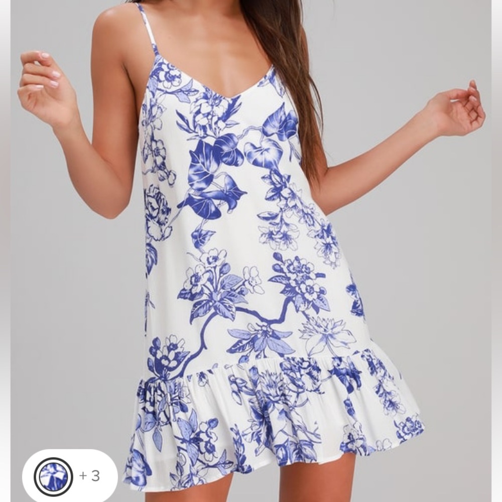 LULUs Floral Dress